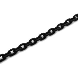 07mm - G80 - Anchor Chain - Black Coated (7x21) | SOLD PER MTR