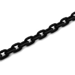 16mm - G80 - Anchor Chain - Black Coated (16x48) | SOLD PER MTR