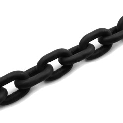 22mm - G80 - Anchor Chain - Black Coated (22x66) | SOLD PER MTR
