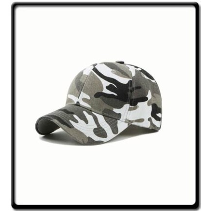 White Camo - Mid-Low Profile Cap | Camouflage