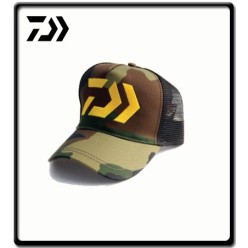 Curved Truckers Cap - Camo/Pine Mesh | Daiwa 