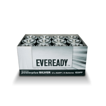 Eveready - powerplus - Silver - D2 | Batteries 