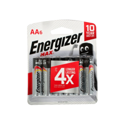 MAX AA Batteries - 6 Pack | Energizer