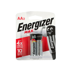 MAX AA Batteries - 2 Pack | Energizer