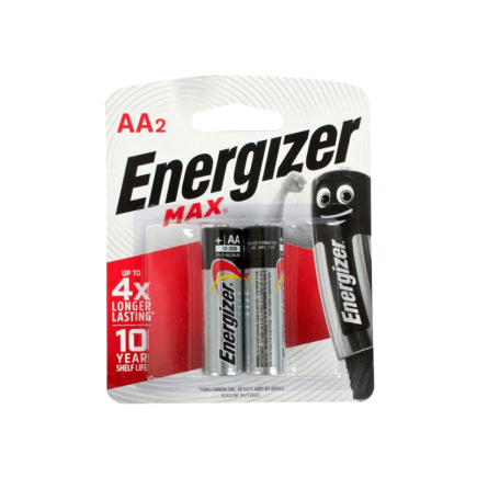 MAX AA Batteries - 2 Pack | Energizer