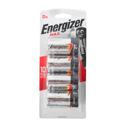 MAX D2 Batteries - 4 Pack | Energizer