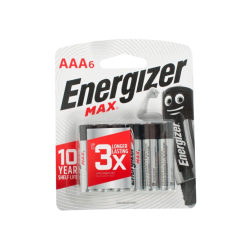 MAX AAA Batteries - 6 Pack | Energizer