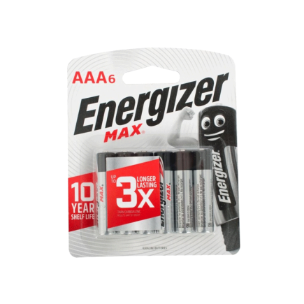 MAX AAA Batteries - 6 Pack | Energizer