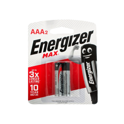 MAX AAA Batteries - 2 Pack | Energizer