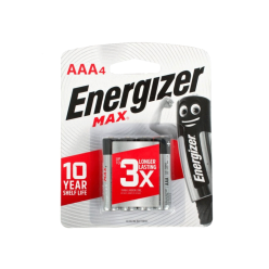 MAX AAA Batteries - 4 Pack | Energizer