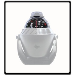 Compass with LED Light |102x94x137mm |White