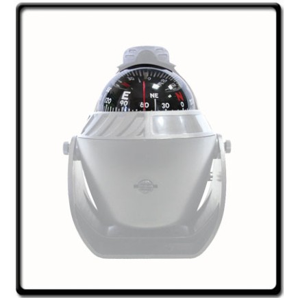 Compass with LED Light |102x94x137mm |White