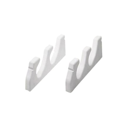 2 Rod Storage Rack | White