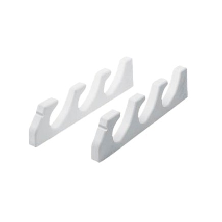 3 Rod Storage Rack | White