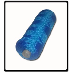 4mm - Polyester Flat Braid - Blue | 1kg 