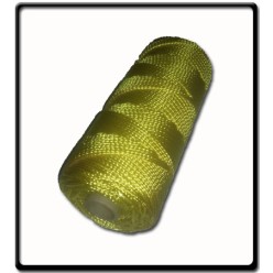 4mm - Polyester Flat Braid - Yellow | 1kg