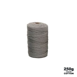 2mm - Cotton Twine - Light Grey - 304 - 3ply | 250g