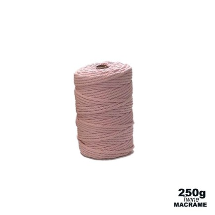 3mm - Macramé Cotton - Blush Pink | 250g
