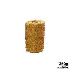 3mm - Macramé Cotton - Mustard | 250g