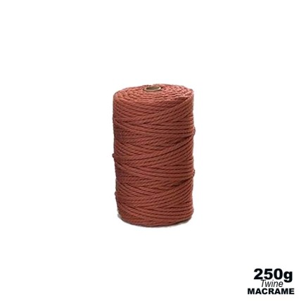3mm - Macramé Cotton - Terracotta | 250g