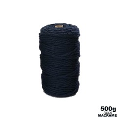 4mm - Macramé Cotton - Navy| 500g