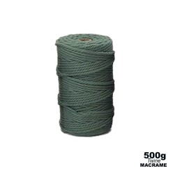4mm - Macramé Cotton - Sage Green | 500g