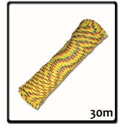 8mm - Yellow Outdoor Braid - Hanks | 30m