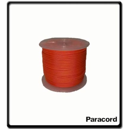 4mm - Paracord - Orange | SOLD PER MTR