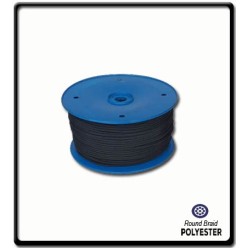 6mm Polyester Yacht Braid | Black