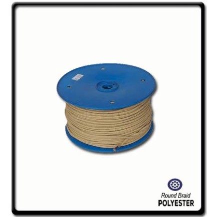 6mm Polyester Yacht Braid | Brown