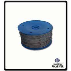 6mm Polyester Yacht Braid | Grey