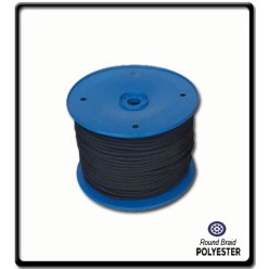 10mm Polyester Yacht Braid | Black