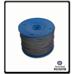 8mm Polyester Yacht Braid | Grey