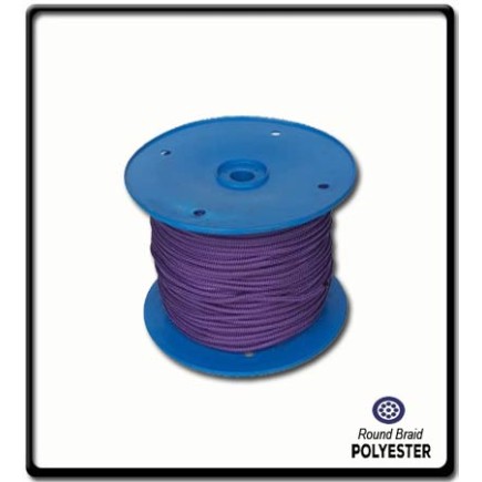 8mm Polyester Yacht Braid | Purple