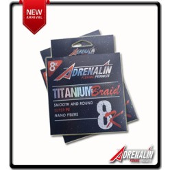 0.158mm - Titanium Braid - Nano Fibers - SUPER PE | Adrenalin