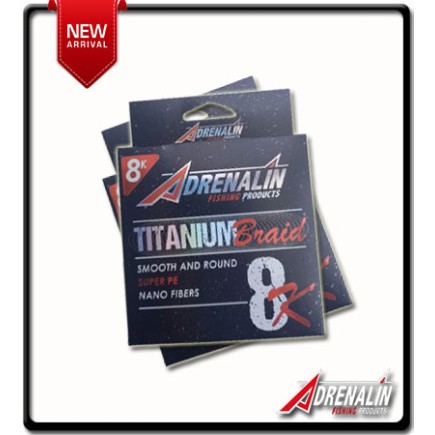 0.225mm - Titanium Braid - Nano Fibers - SUPER PE | Adrenalin