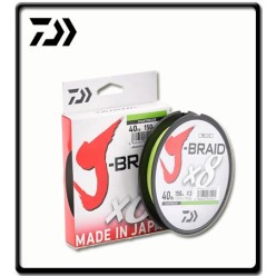 0.13mm - J-Braid X8 Charteuse - 300m | Diawa