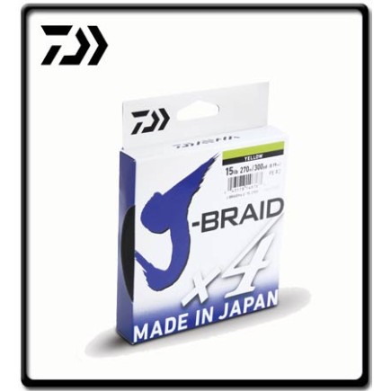 0.17mm - J-Braid X4U Yellow - 270m | Diawa