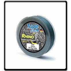 0.50mm - Tripple Fish Rhino Braid Leader - 50m | Rhino