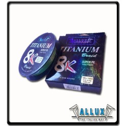 0.088mm - 110yds - TITANIUM 8X BRAIDED LINE - 100m | Allux