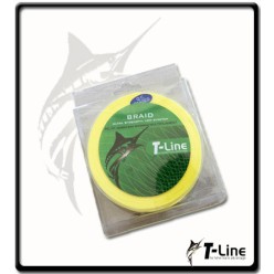 0.28mm - T-Line 8X Hard Coated Yellow Braid - 300m | 35LB - 15.9kg
