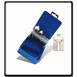 Countersink Set HSS 4Piece 2-20mm In Steel Case