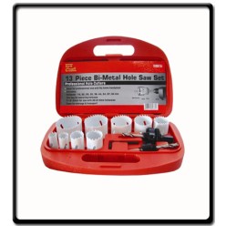 13 PCE Bi-metal hole saw set