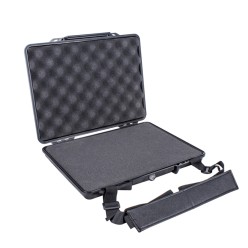 Plastic Laptop Case - 345X275X60MM | OD with Foam Black 