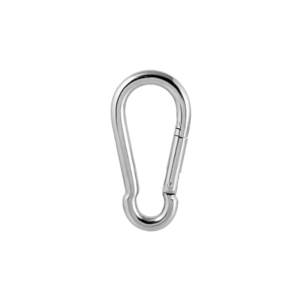 7mm x 70mm - Carabiner Hook - Galvanized | Giant