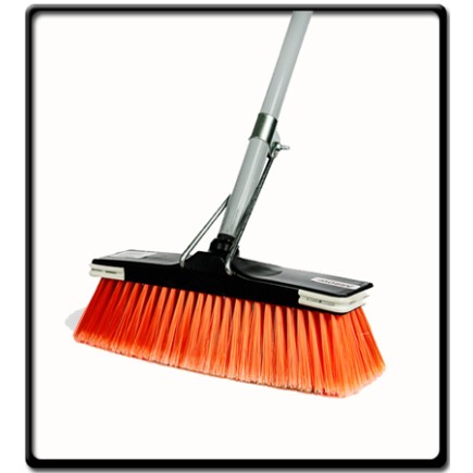 Deluxe Broom with Wooden Handle