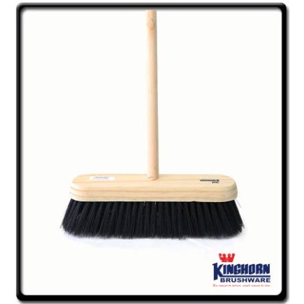 300mm - Soft Poly-pro, unpainted, with wooden handle | Kinghorn