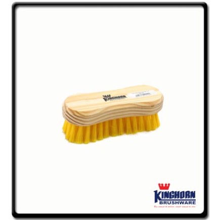 150mm - Wooden backed scrubbing brush | Kinghorn