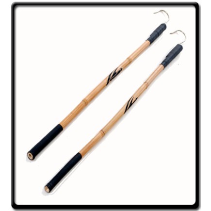 5m Bamboo Pole | Stainless Steel  Gaff 