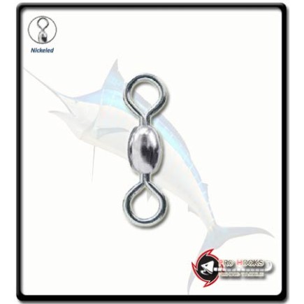 8/0 - Commercial Crane Swivel - Round Body | Per Pack of 5